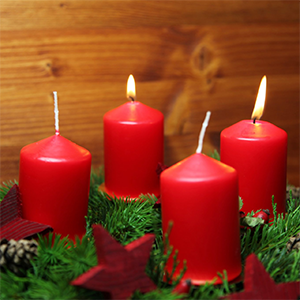 II. Advent candle lighting